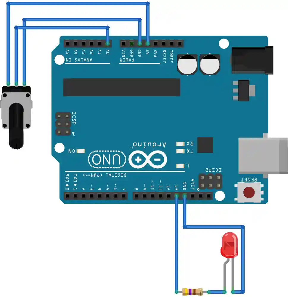 Circuit for analog input