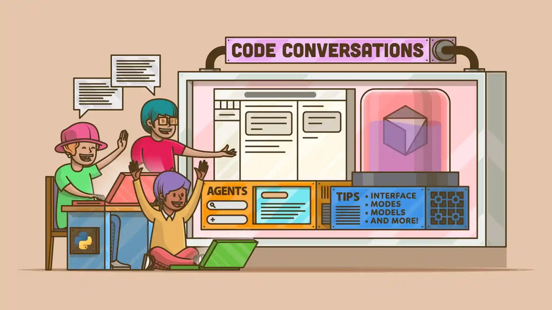 Title image for Tips for Using the AI Coding Editor Cursor (Cursor art)