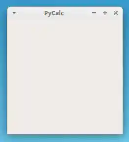 PyCalc's skeleton