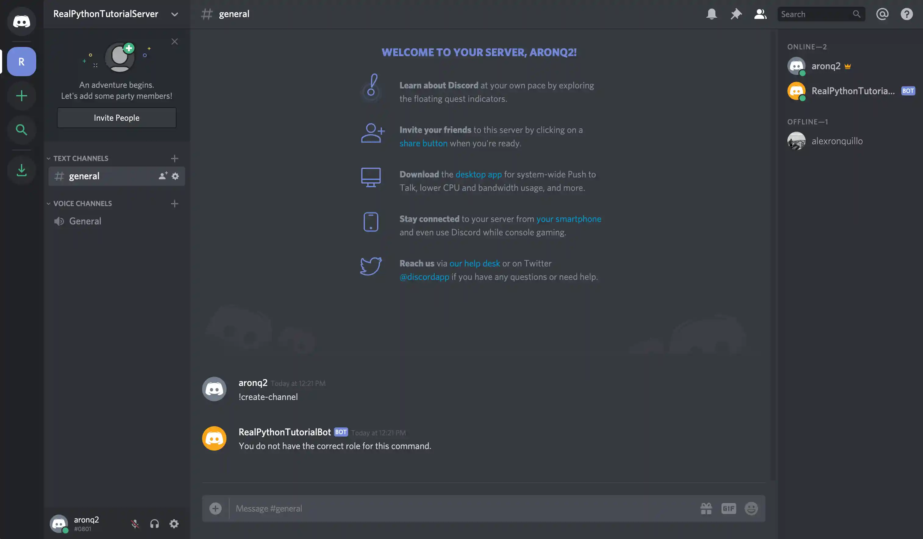 Discord: Role Check Error