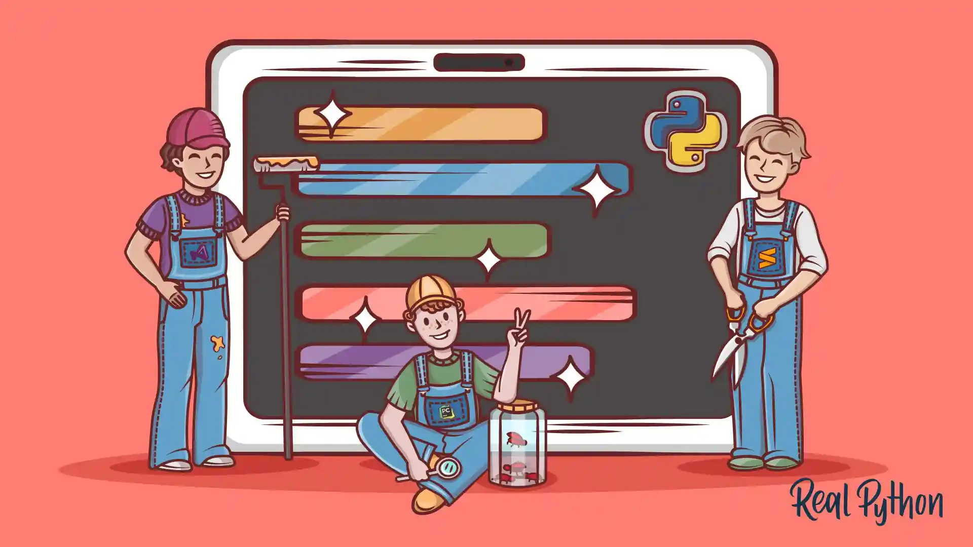 Title image for Finding the Perfect Python Code Editor (Python IDEs and Code Editors: The Complete Guide)