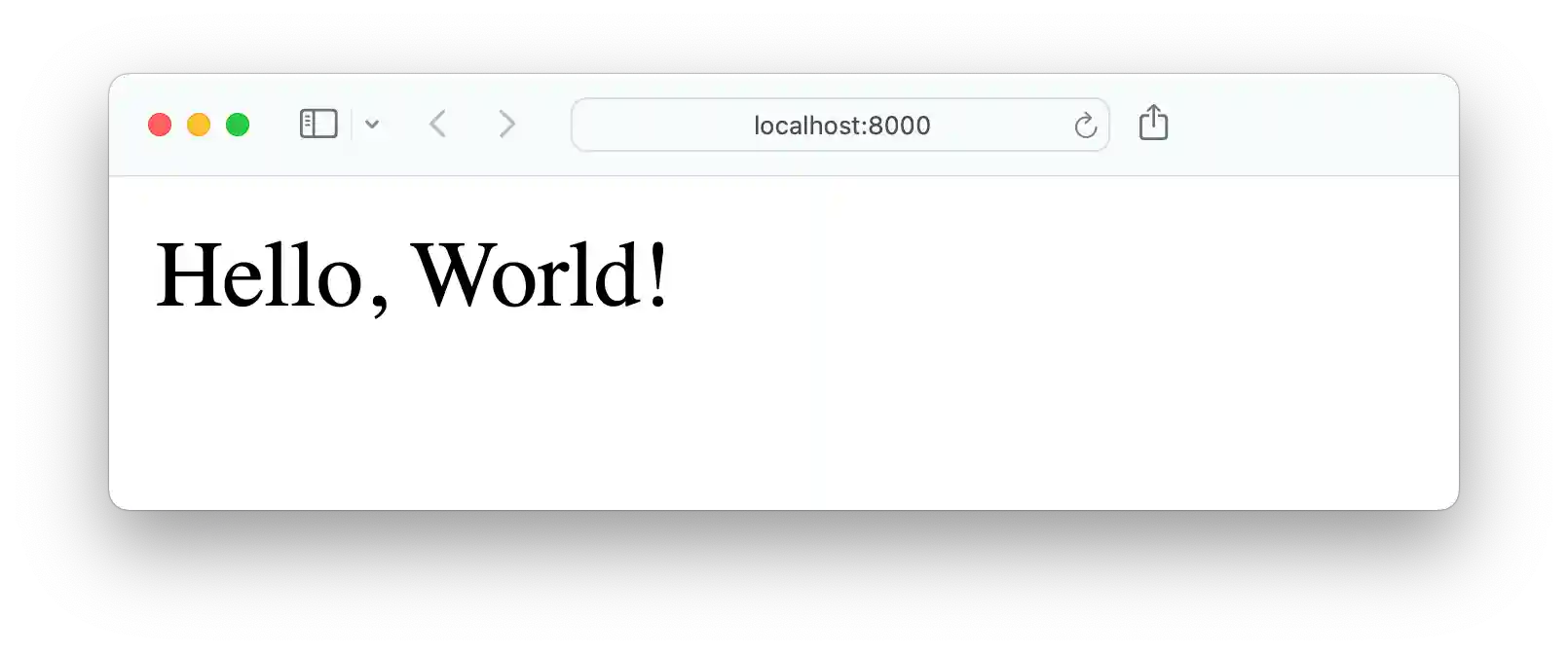 Hello World Flask App