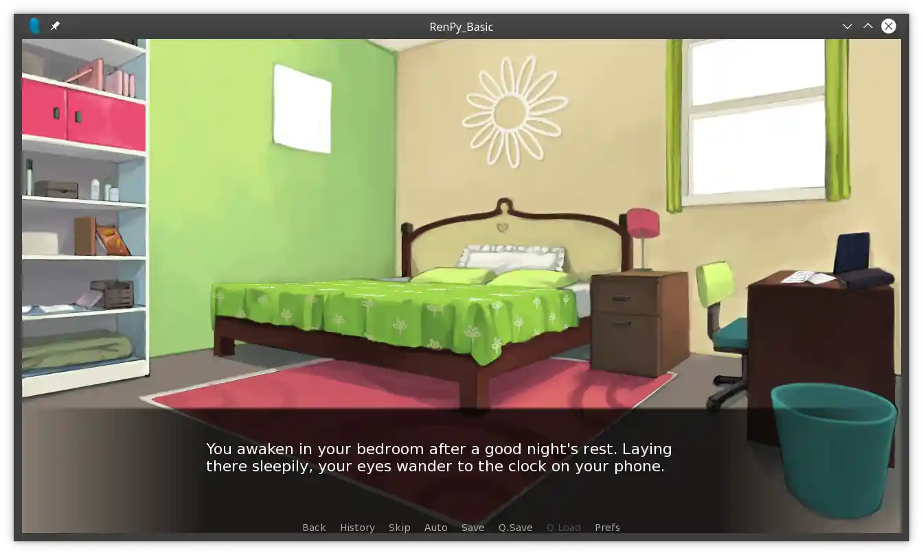 Basic code for Ren'Py