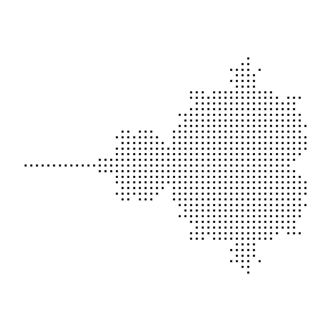 Visualization of the Mandelbrot Set in a Scatter Plot