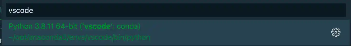 VS Code Select Kernel