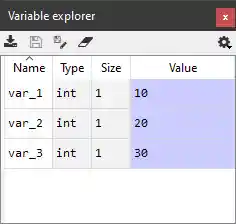 Spyder IDE's Variable Explorer