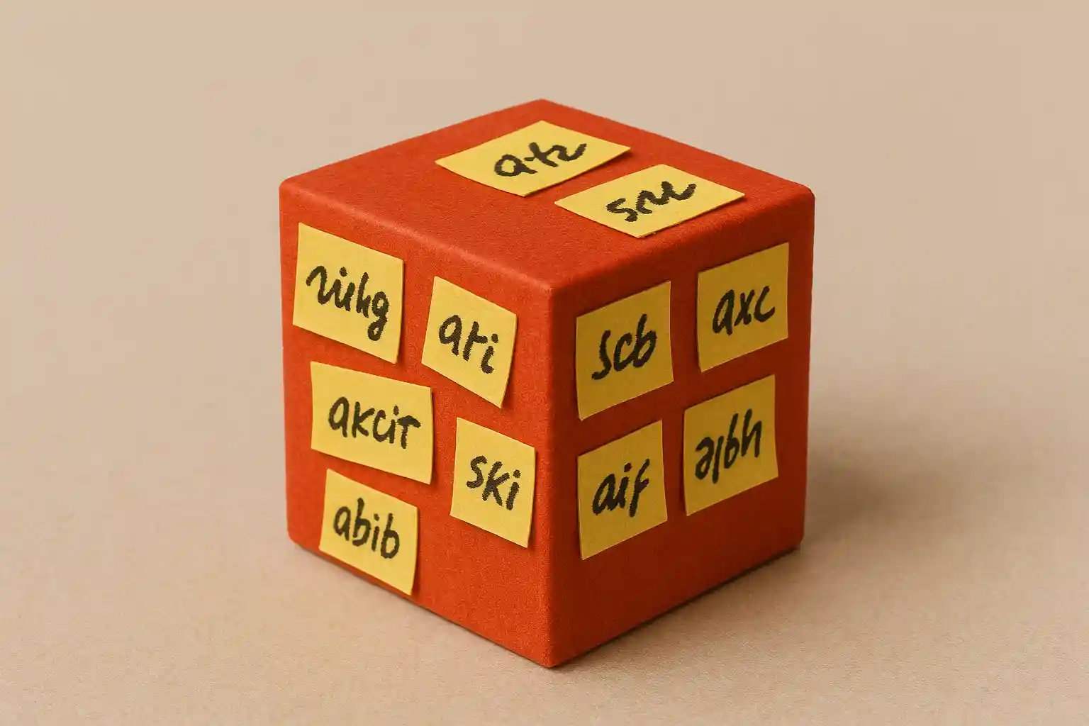 Python Variables Depicted as Sticky Labels