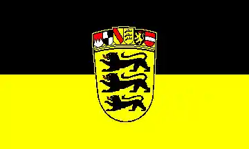 [State Flag variant 1 (Baden-Württemberg, Germany)]