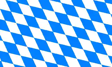 [Lozengy Civil and State Flag (Bavaria, Germany)]