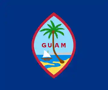 [Flag of Guam without border]