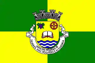 [Silvares, Pias, Nogueira e Alvarenga united commune flag]