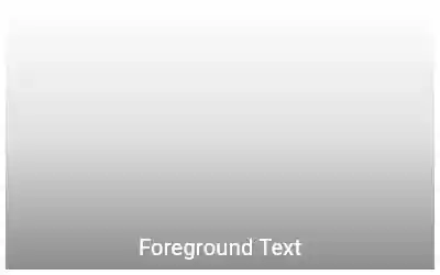 The gradient fades from transparent to dark grey at the bottom, with white text on top of the darker portion.