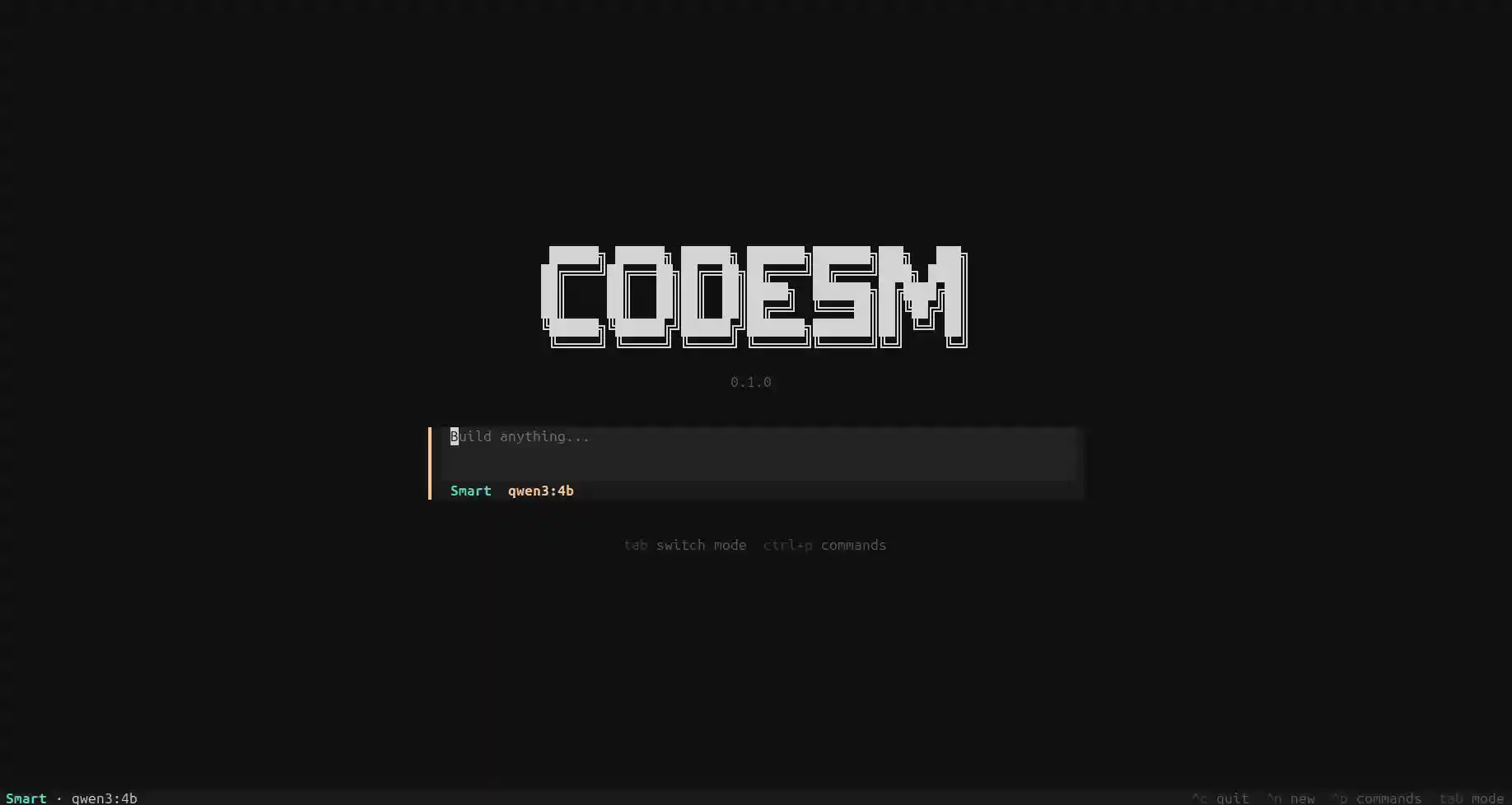 codesm TUI