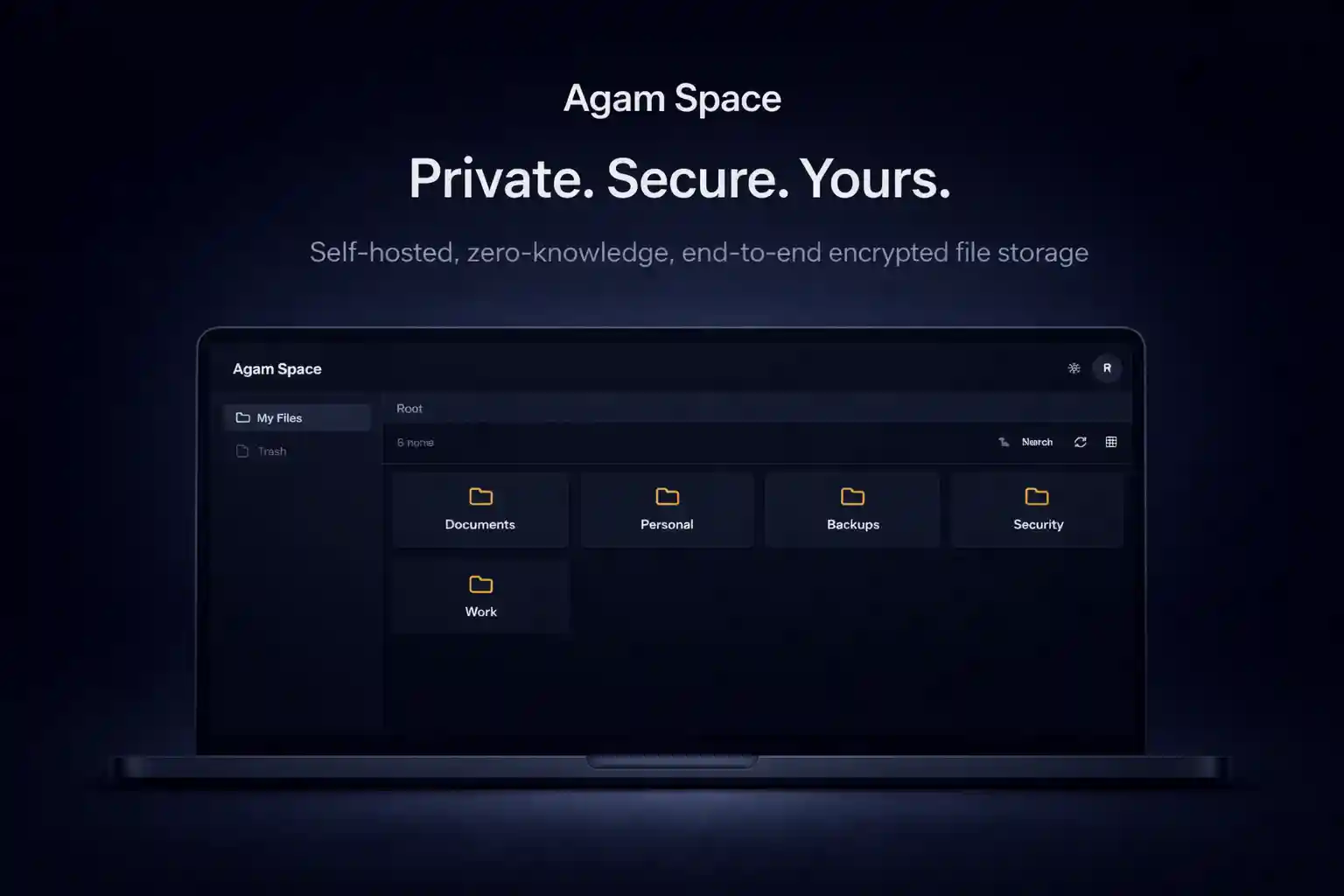 Agam Space Dashboard
