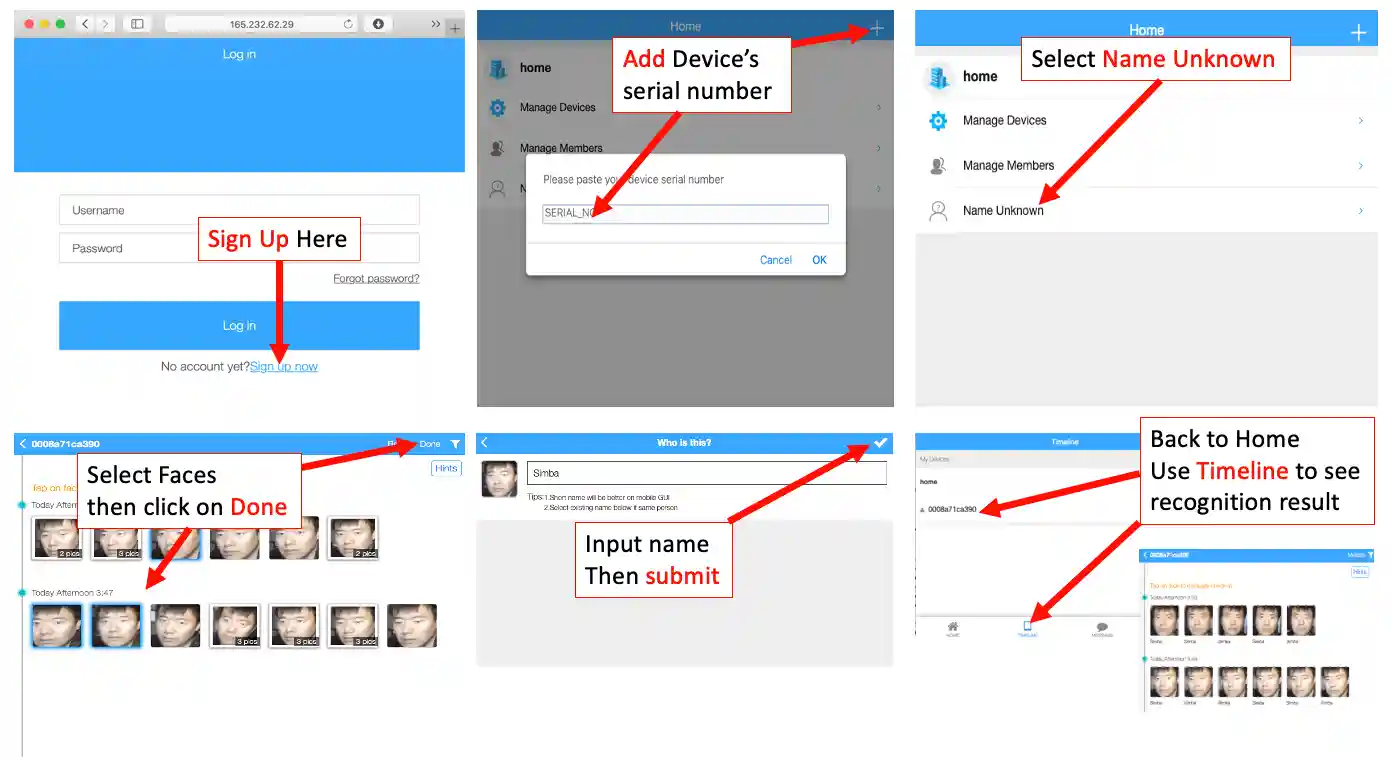 how to config on web gui