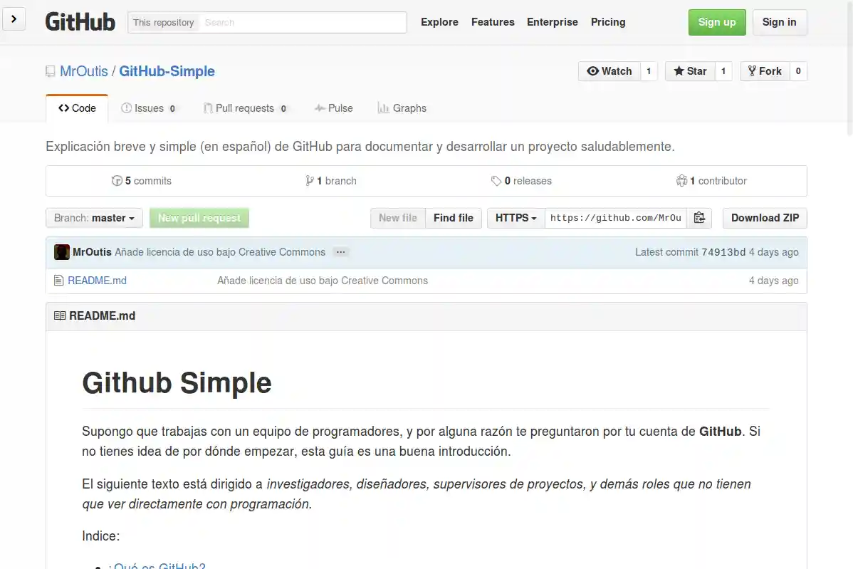 Repositorio de GitHub