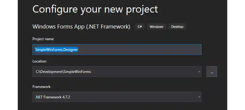 add-netfx-project
