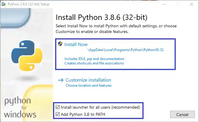 The py.exe launcher.