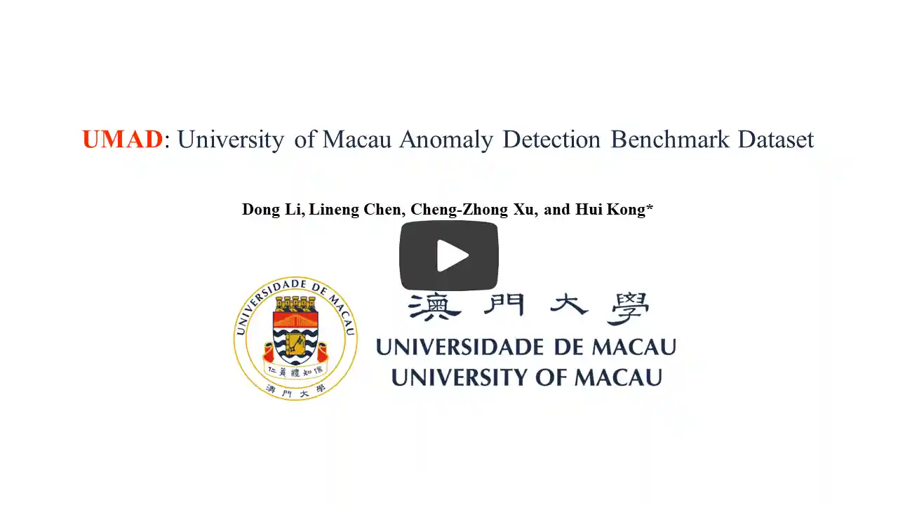 UMAD: University of Macau Anomaly Detection Benchmark Dataset