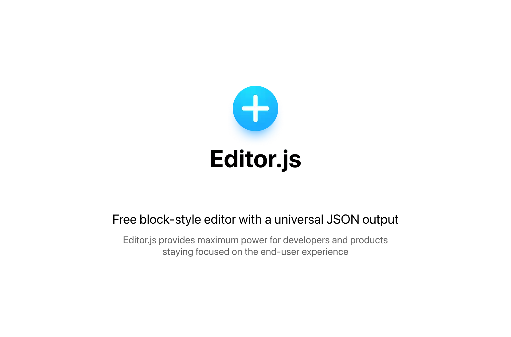 Editor.js Logo