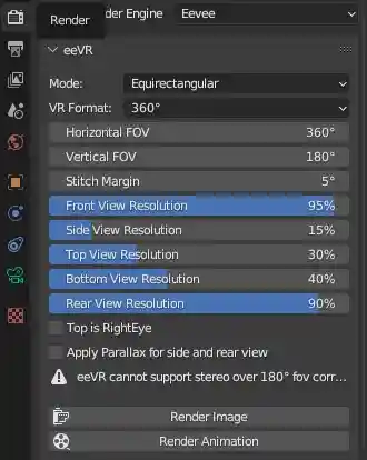 Render Panel Tool Panel