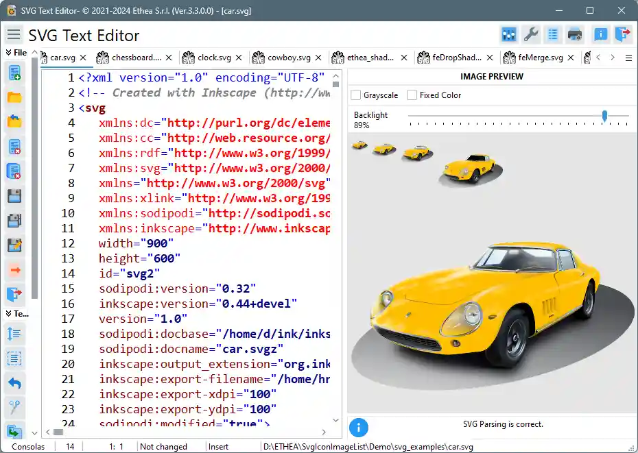 img 1: SVG Text Editor Light