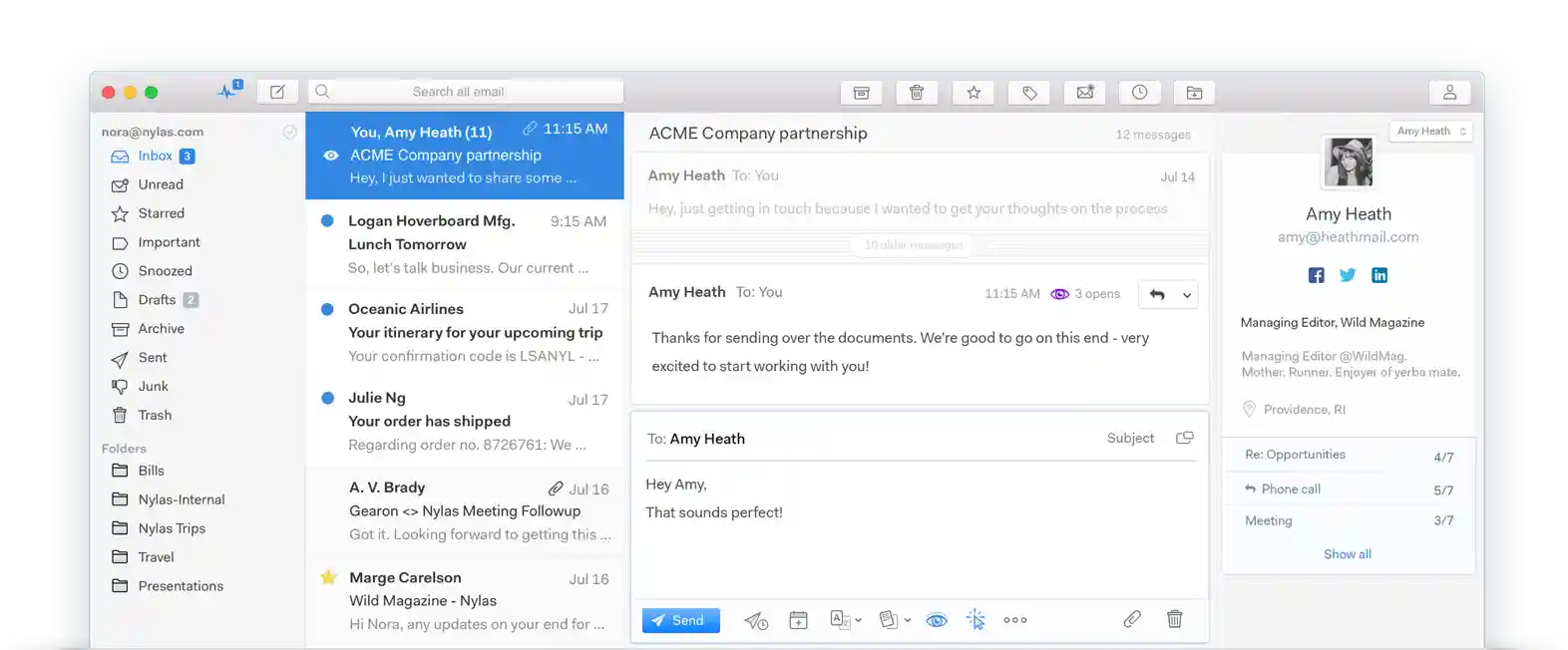 Mailspring Screenshot