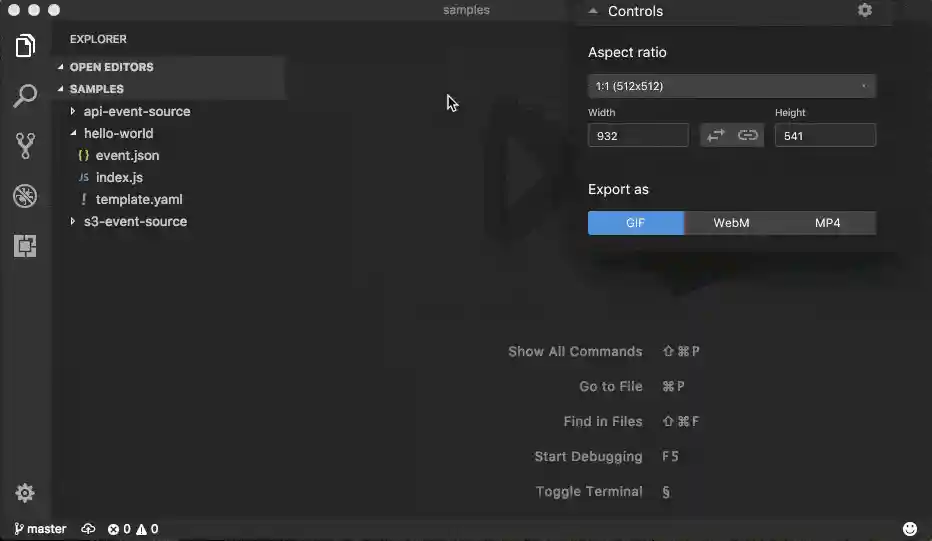 SAM CLI Invoke Sample