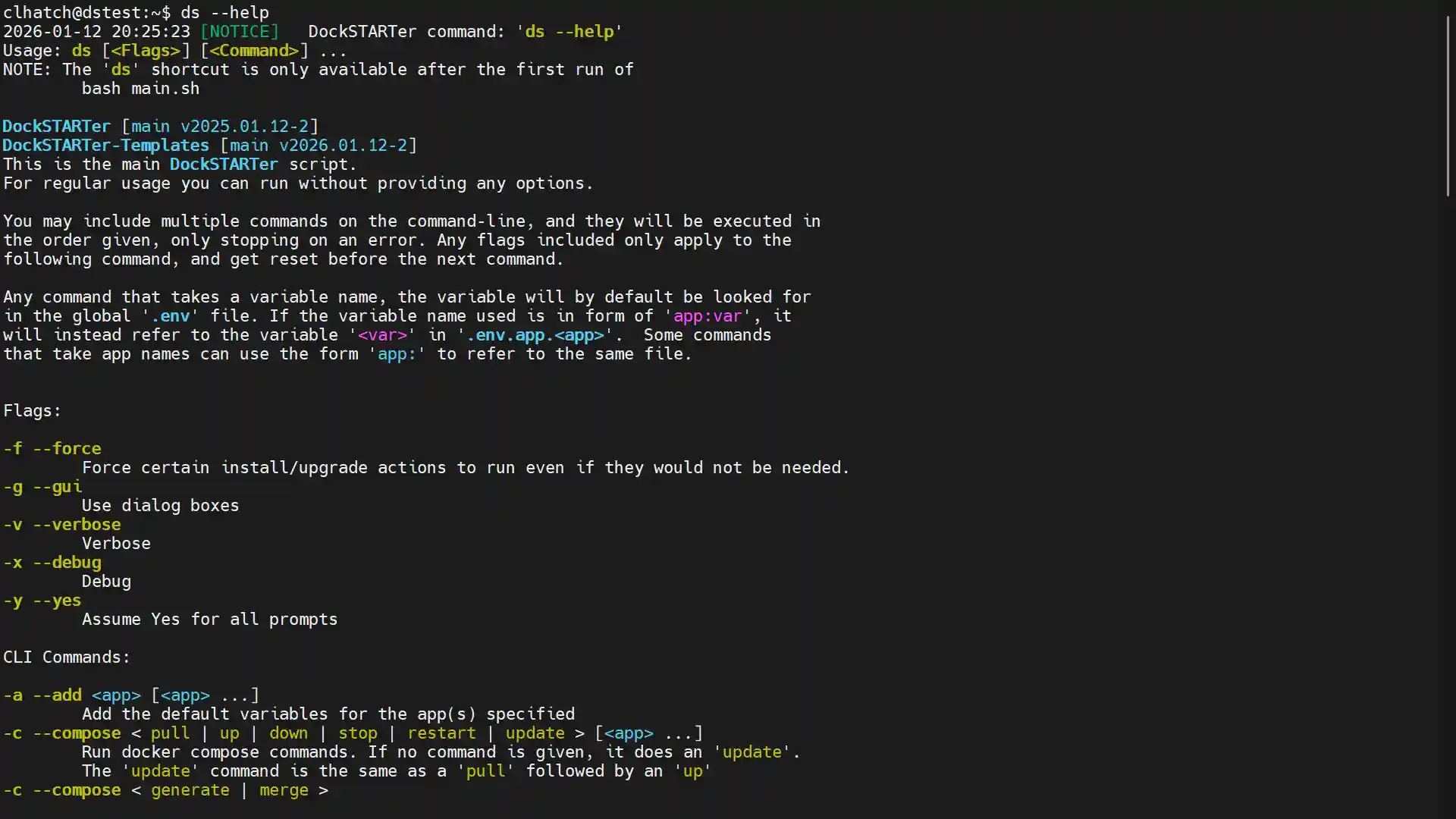 Command Line Interface