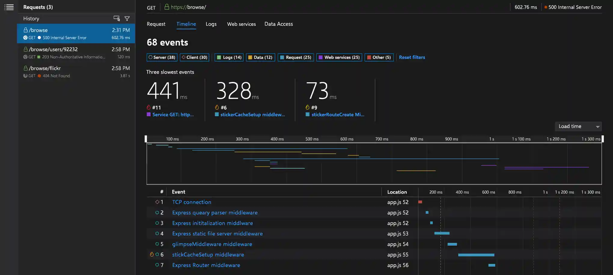 Project Glimpse: Node Edition Screenshot