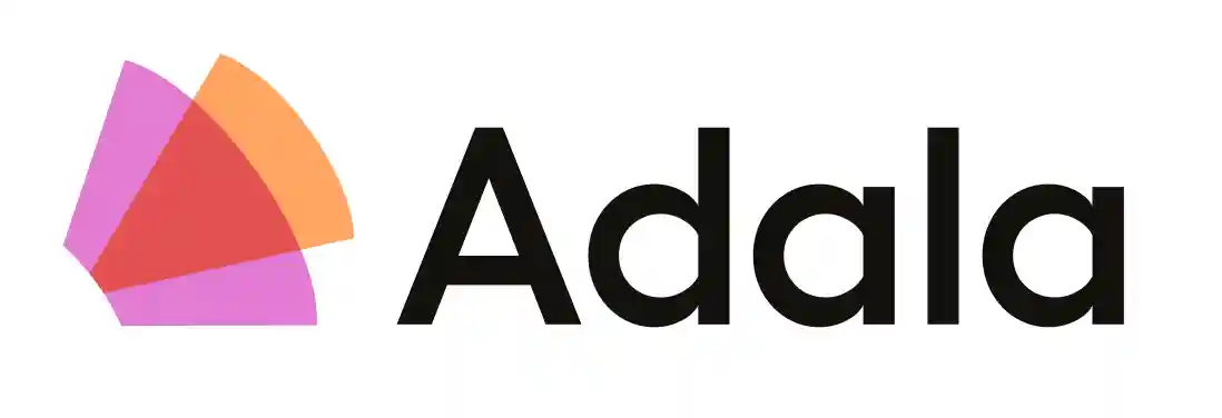 Shows Adala logo in light mode and dark mode.