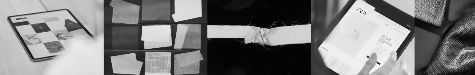 InditexTech banner, a carrousel showing tech and fashion images.