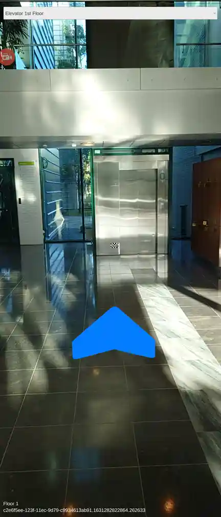 Screenshot of the example