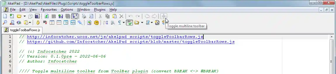 Screenshot: toggleToolbarRows.js (after)