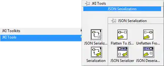 Functions palette Functions palette