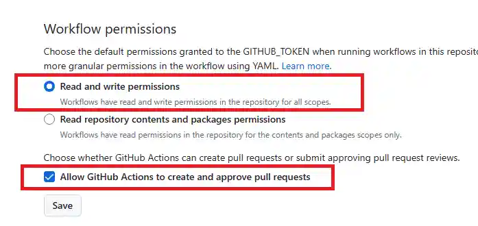 Workflow permissions