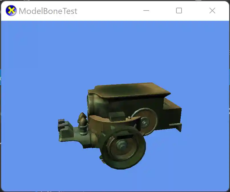 Screenshot of messed up tank model