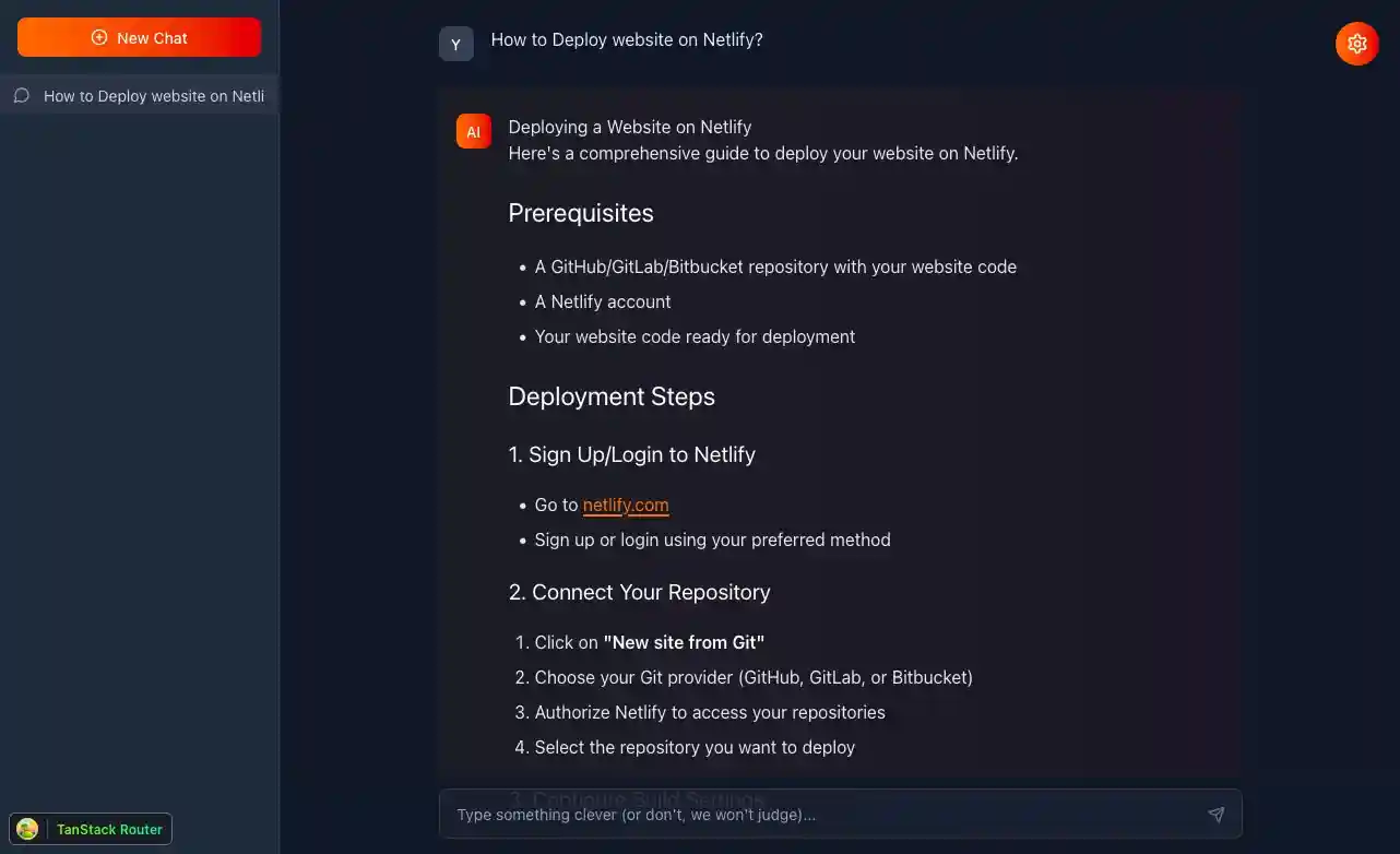 TanStack Starter Preview