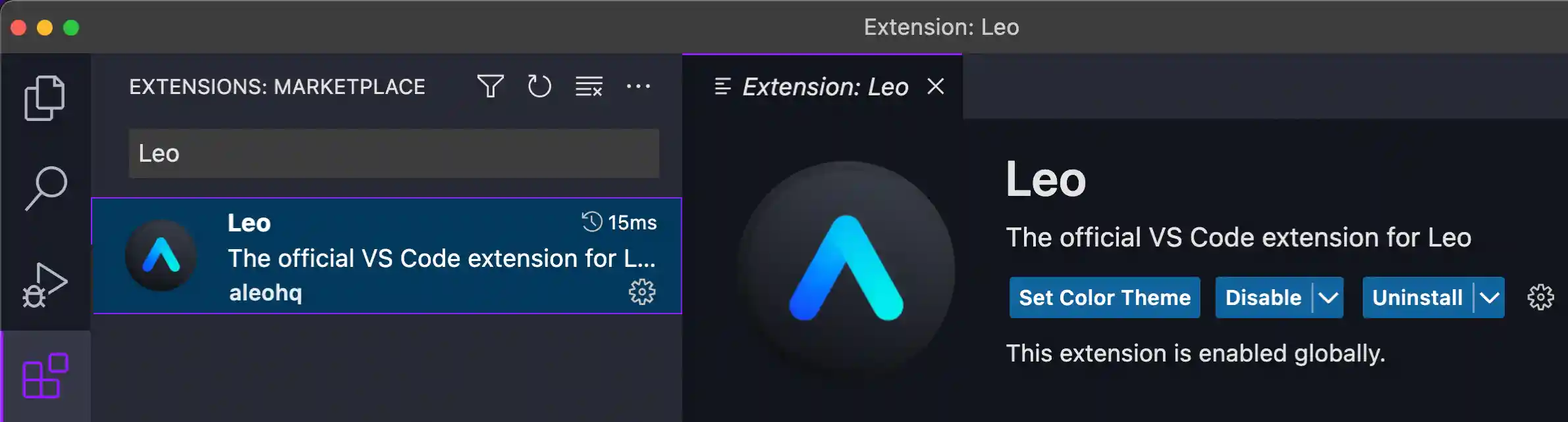 Leo VSCode