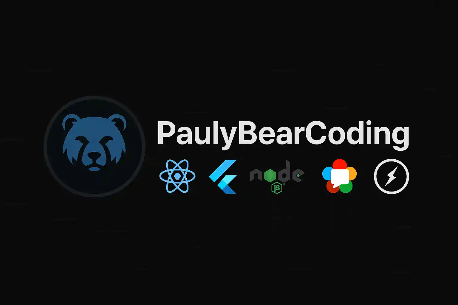 PaulyBearCoding banner