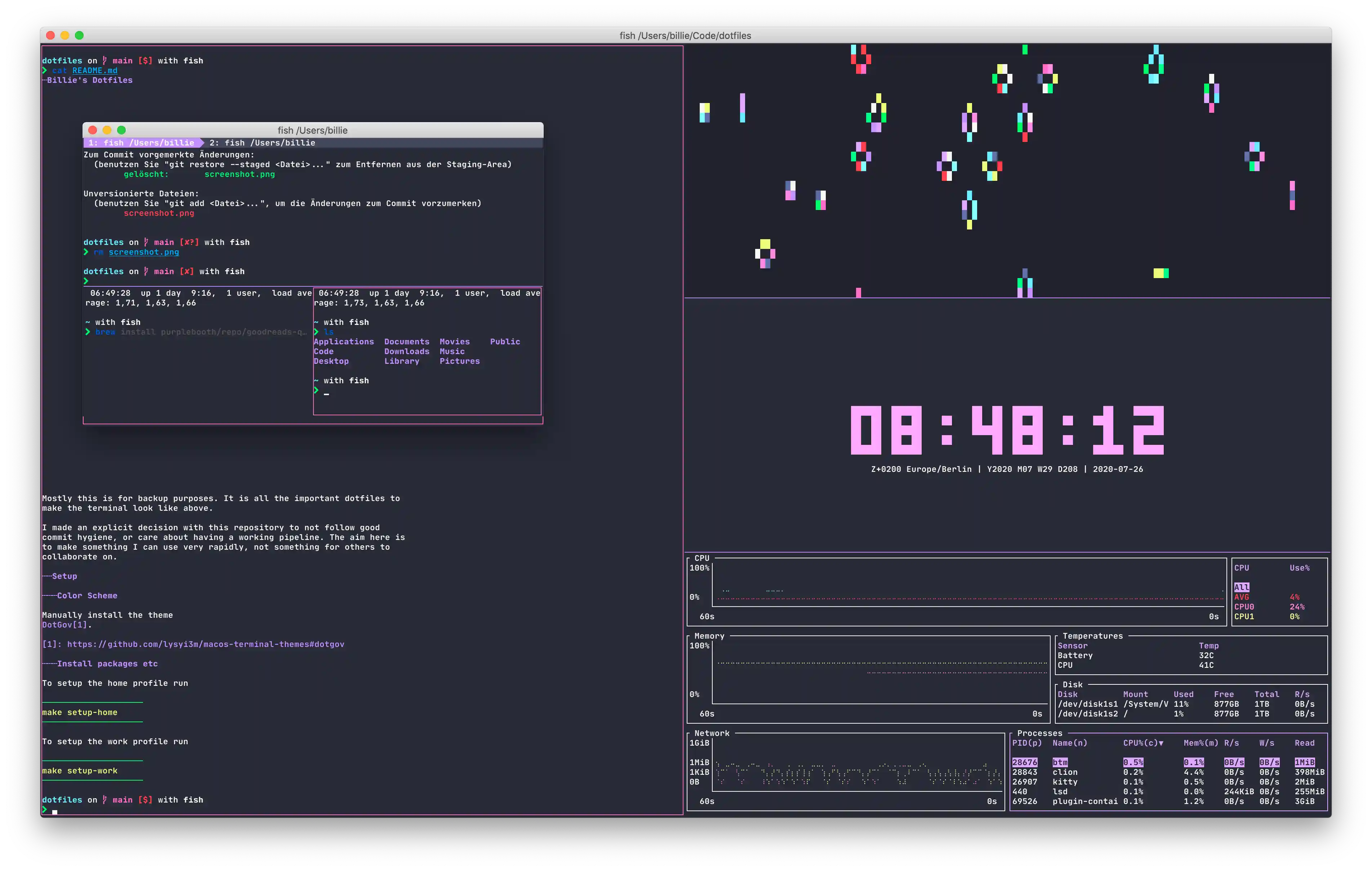 Image of my terminal