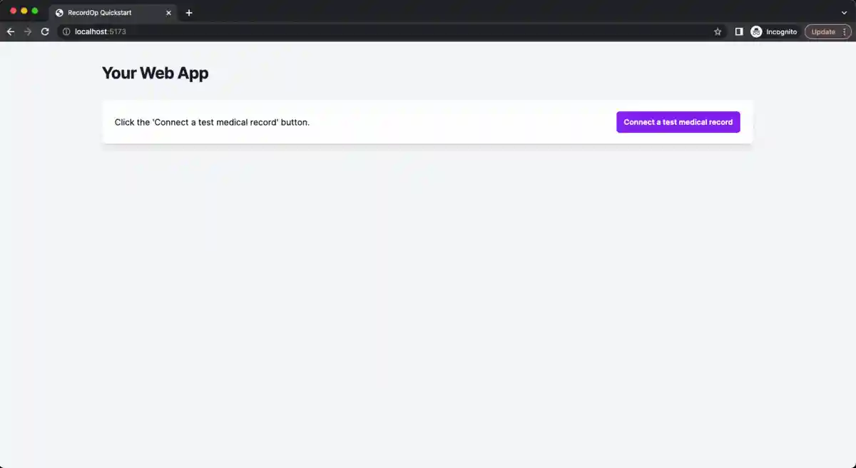 RecordOp quickstart client