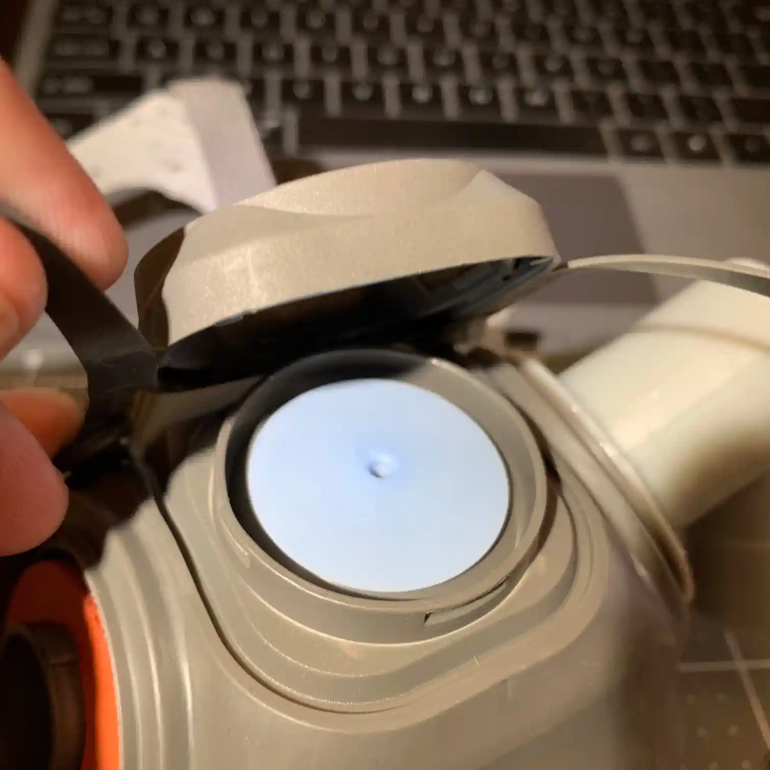 Leave Outlet Membrane in Place