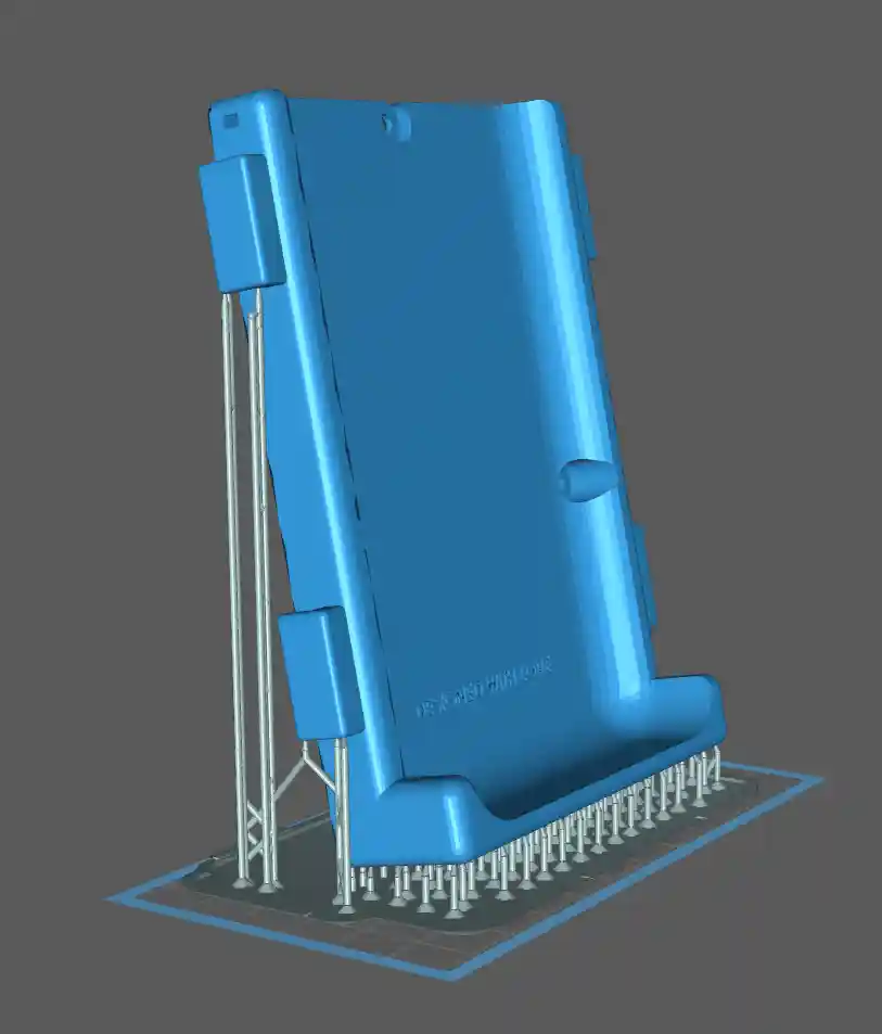 Print Orientation: Battery Back Front