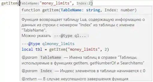 описание функции