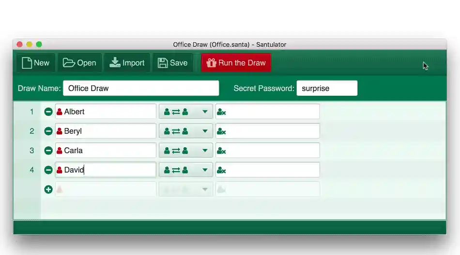 Santulator in action
