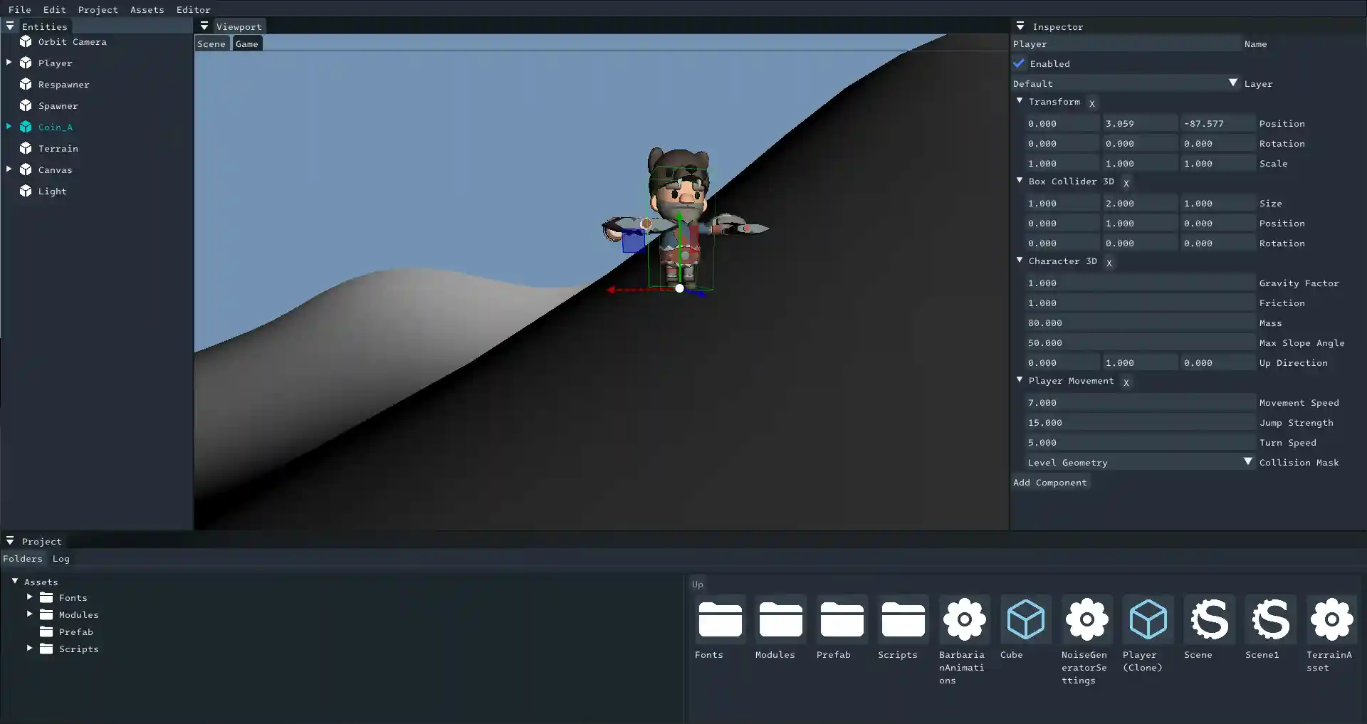 Screenshot of Staple Editor in use