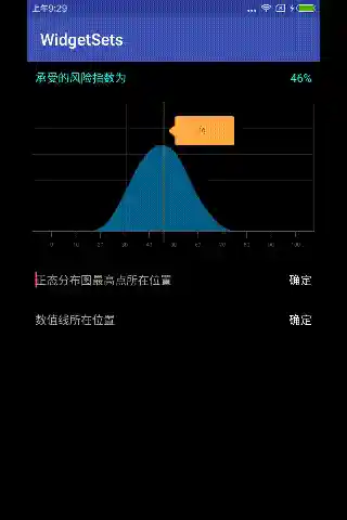 NomarlDistributionLayout效果图