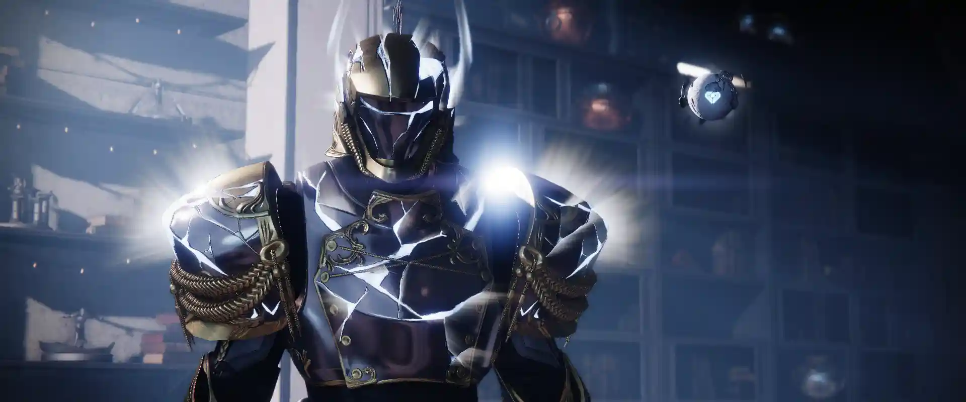 Michael's Titan in Destiny 2. Screenshot taken from The Witch Queen campaign.