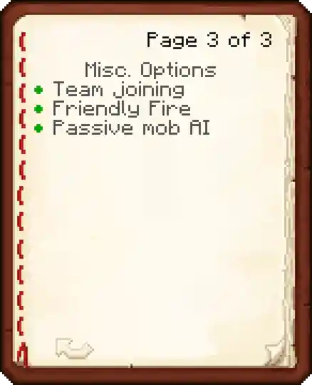 Configuration book page 3 or 3